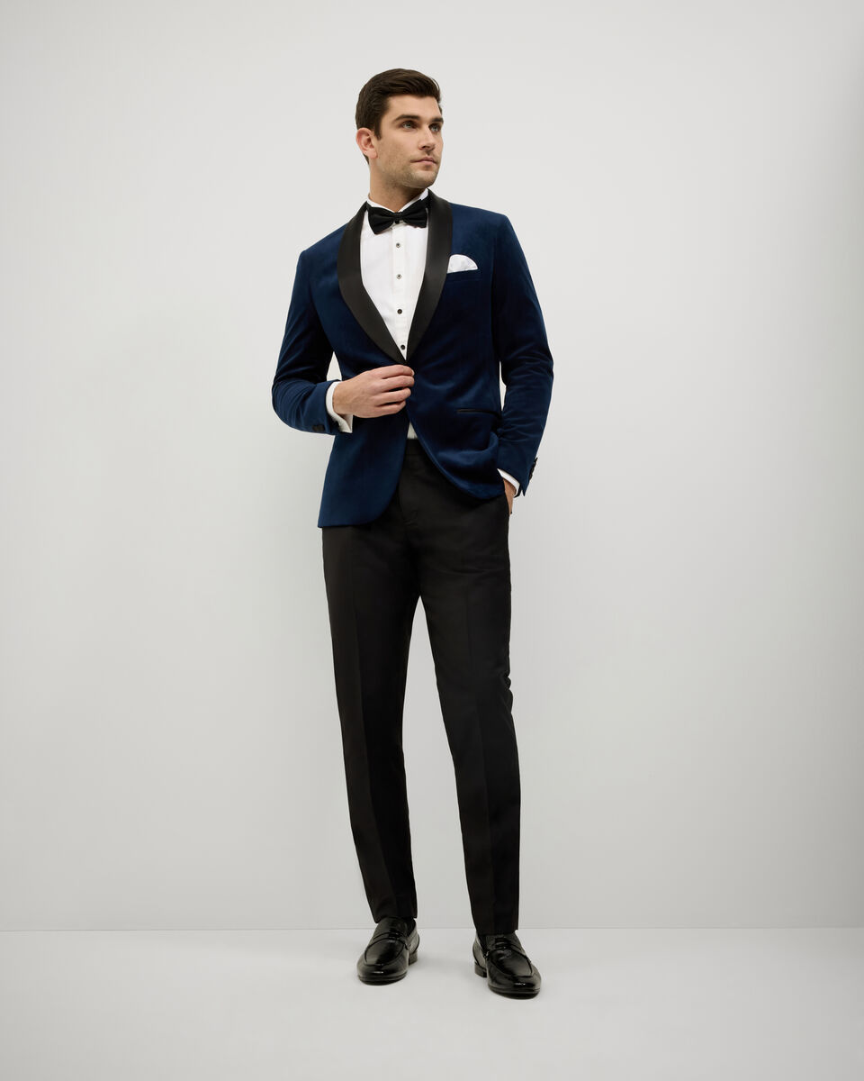 Black Tie Velvet Tuxedo, Midnight, hi-res